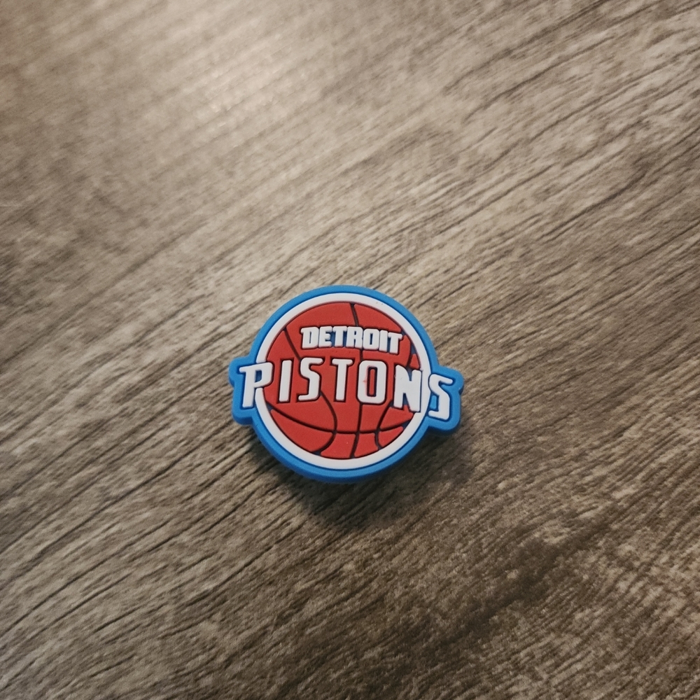 Detroit Pistons NBA Croc Charm Jibbitz Men Women Kids NEW